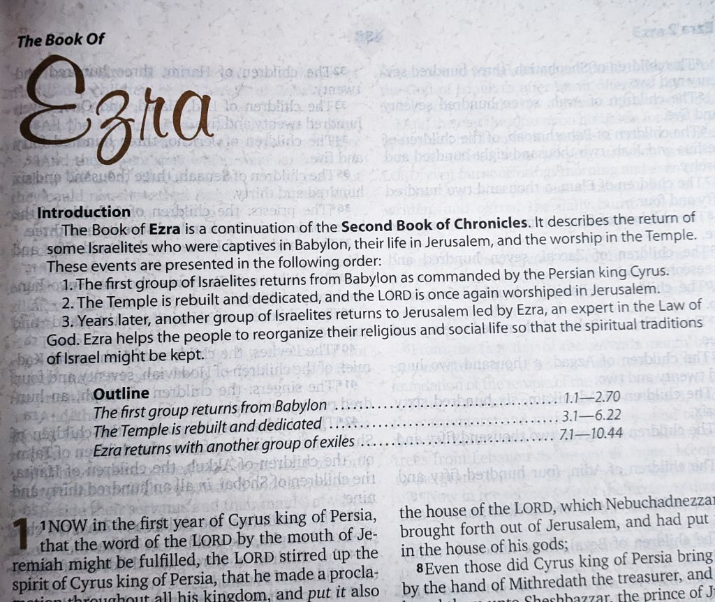 Bible book introduction and outline