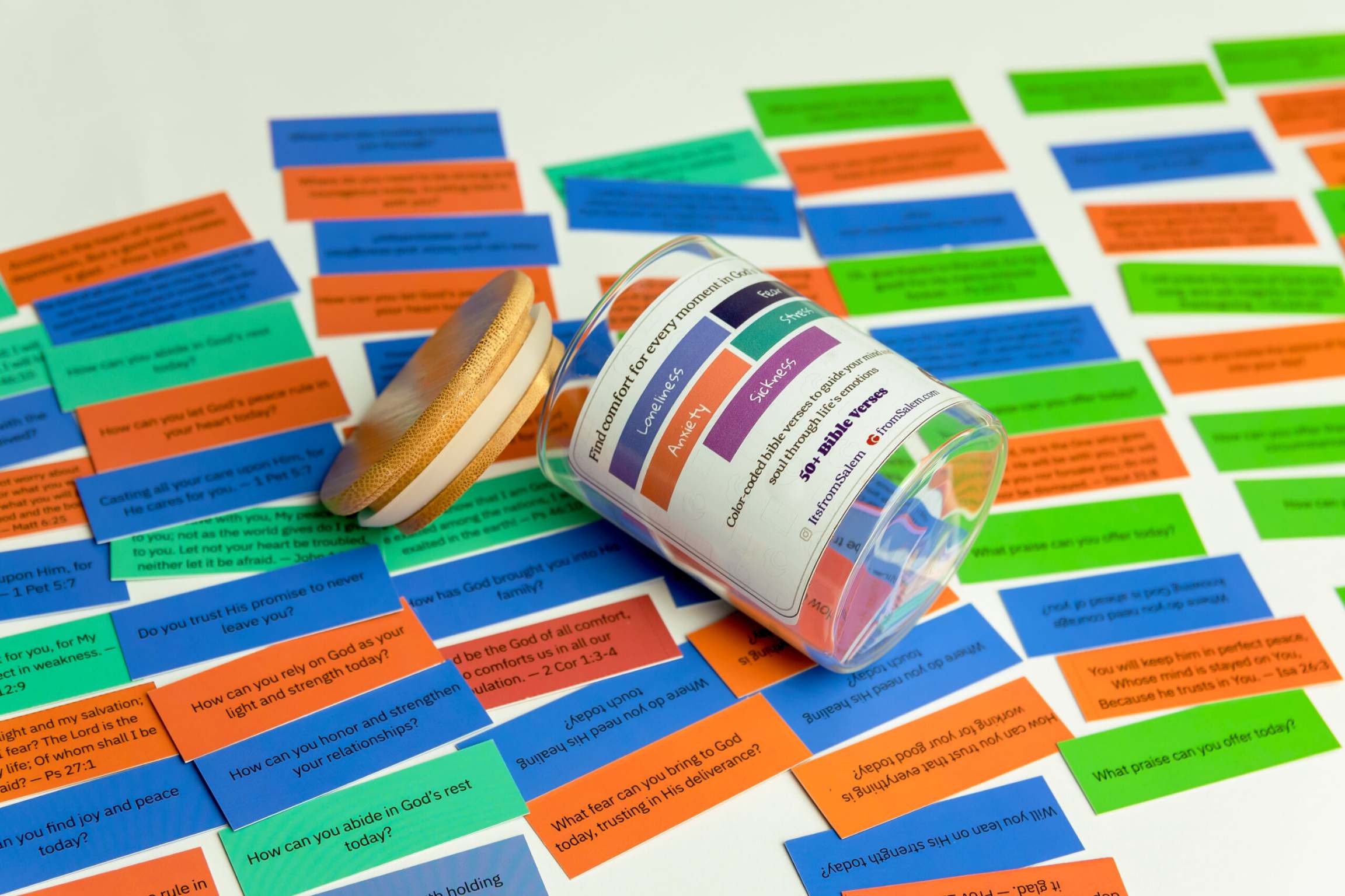 Color coded Bible verses